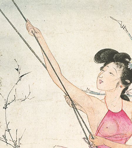 衡南-胡也佛的仕女画和最知名的金瓶梅秘戏图